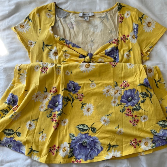 Plus yellow dress - Picture 3 of 4